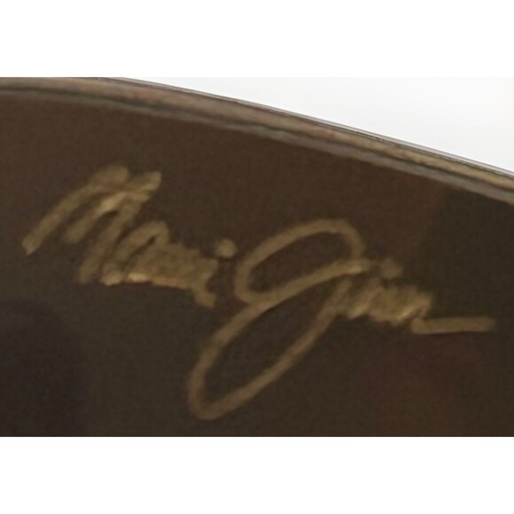 Maui Jim Windward Titanium Frame Bronze Polarized Lenses Japan Cloth Case main image 9